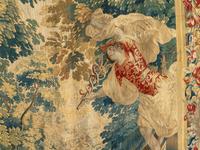 A Brussels Mythological Tapestry Depicting Hermes Holding the Caduceus
