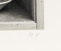 Lange's niche with crockery , 1960