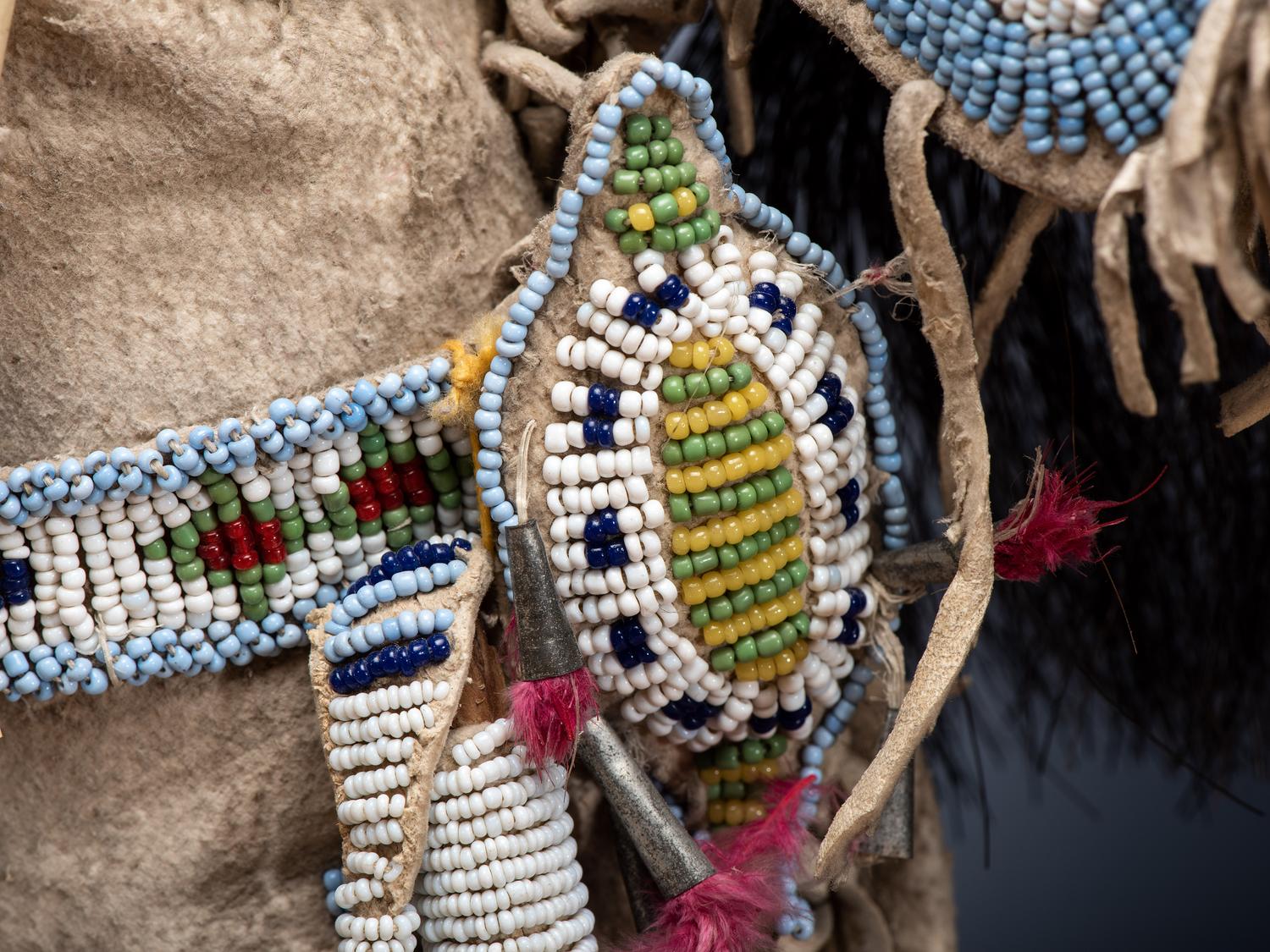 Sioux Doll, with American Flags