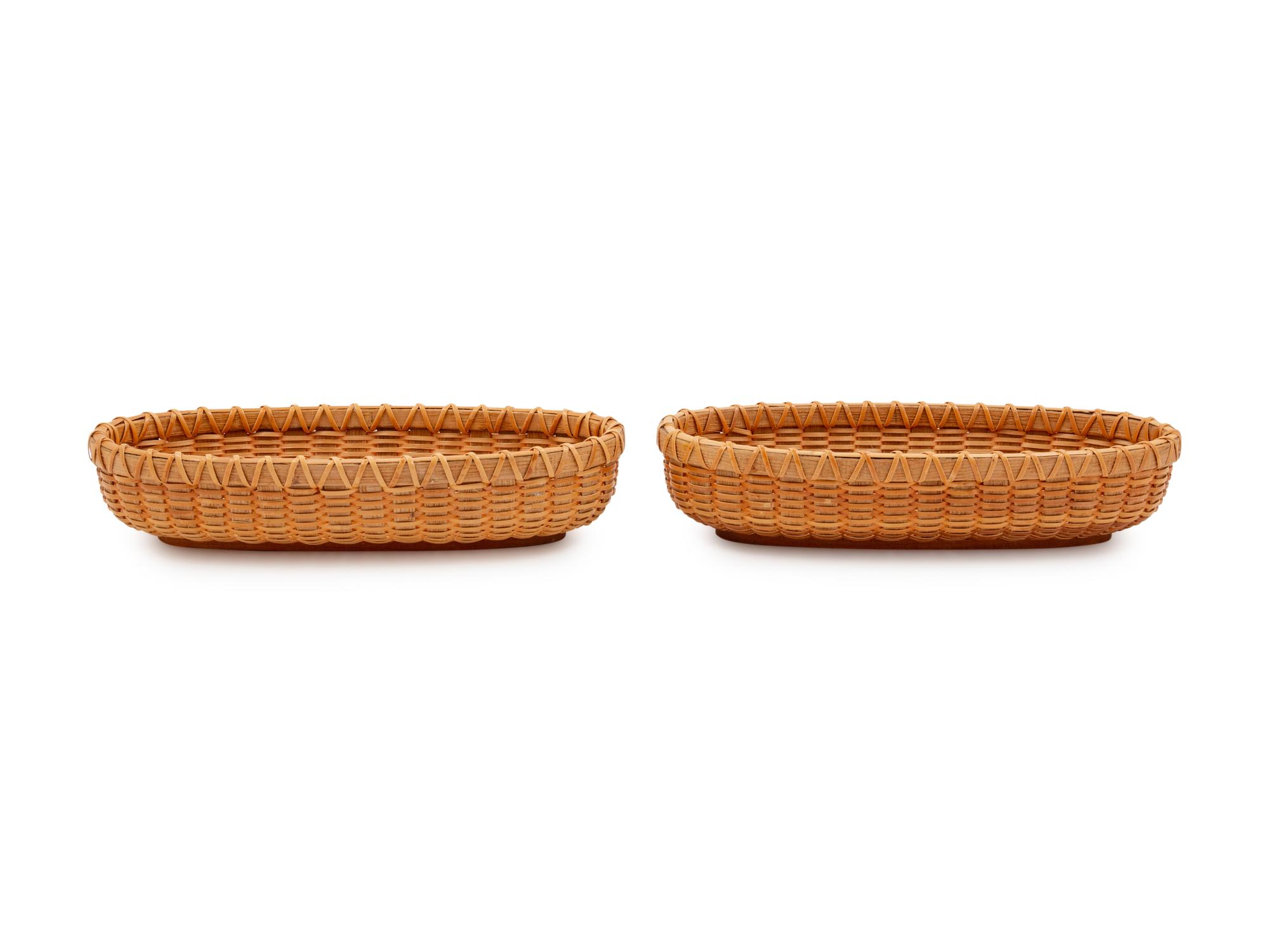 A Pair of Nantucket Baskets by Paul Willer