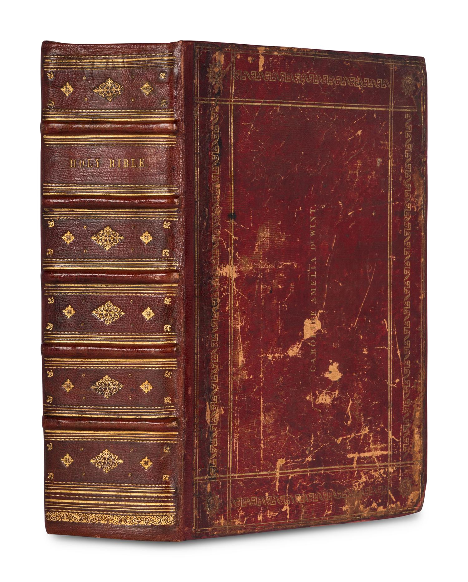 [ADAMS, John (1735-1826)] -- [BIBLE, in English]. The Holy Bible: Containing the Old and New Testaments . New York: Collins and Co., 1814.