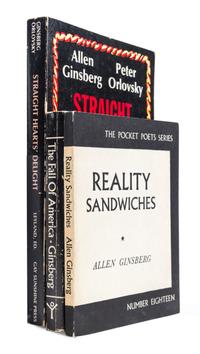 GINSBERG, ALLEN. Three books by Ginsberg, all signed, two annotated.