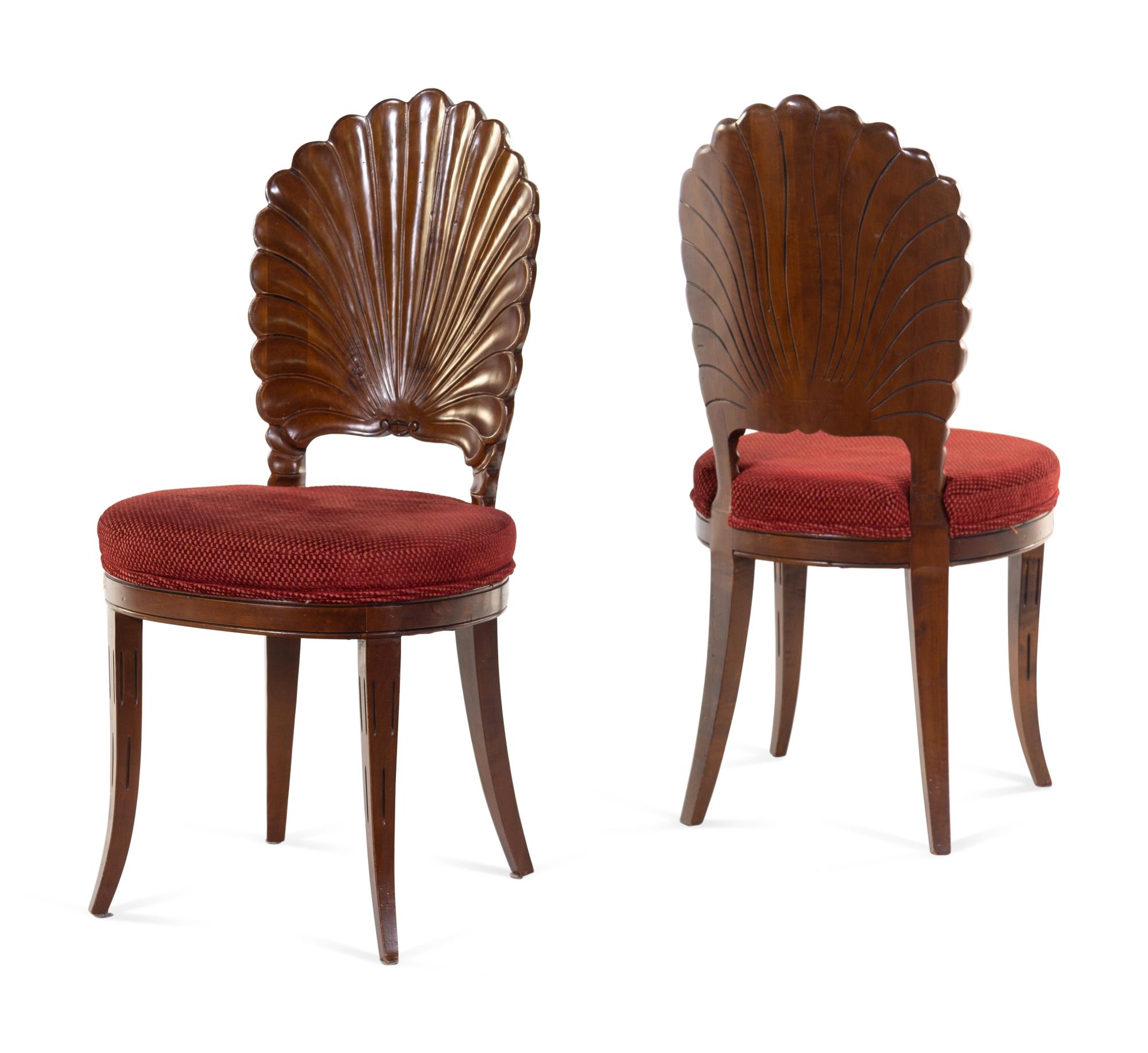 A Set of Four Side Chairs