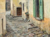 Street in Soglio, Switzerland, 1994