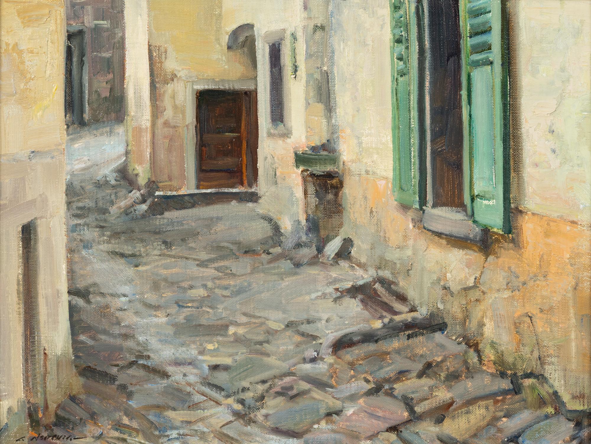 Street in Soglio, Switzerland, 1994