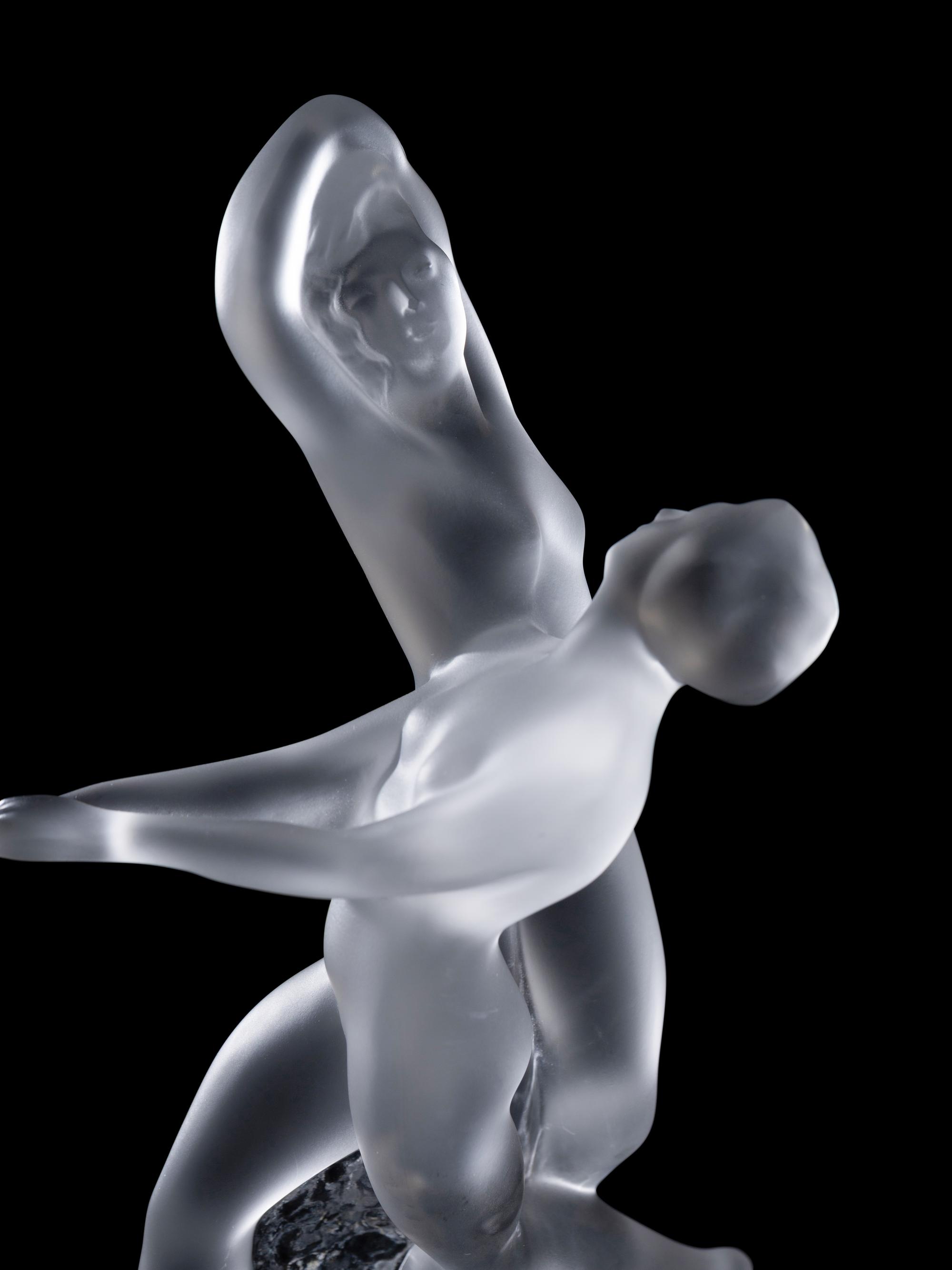 Two Lalique Glass Articles