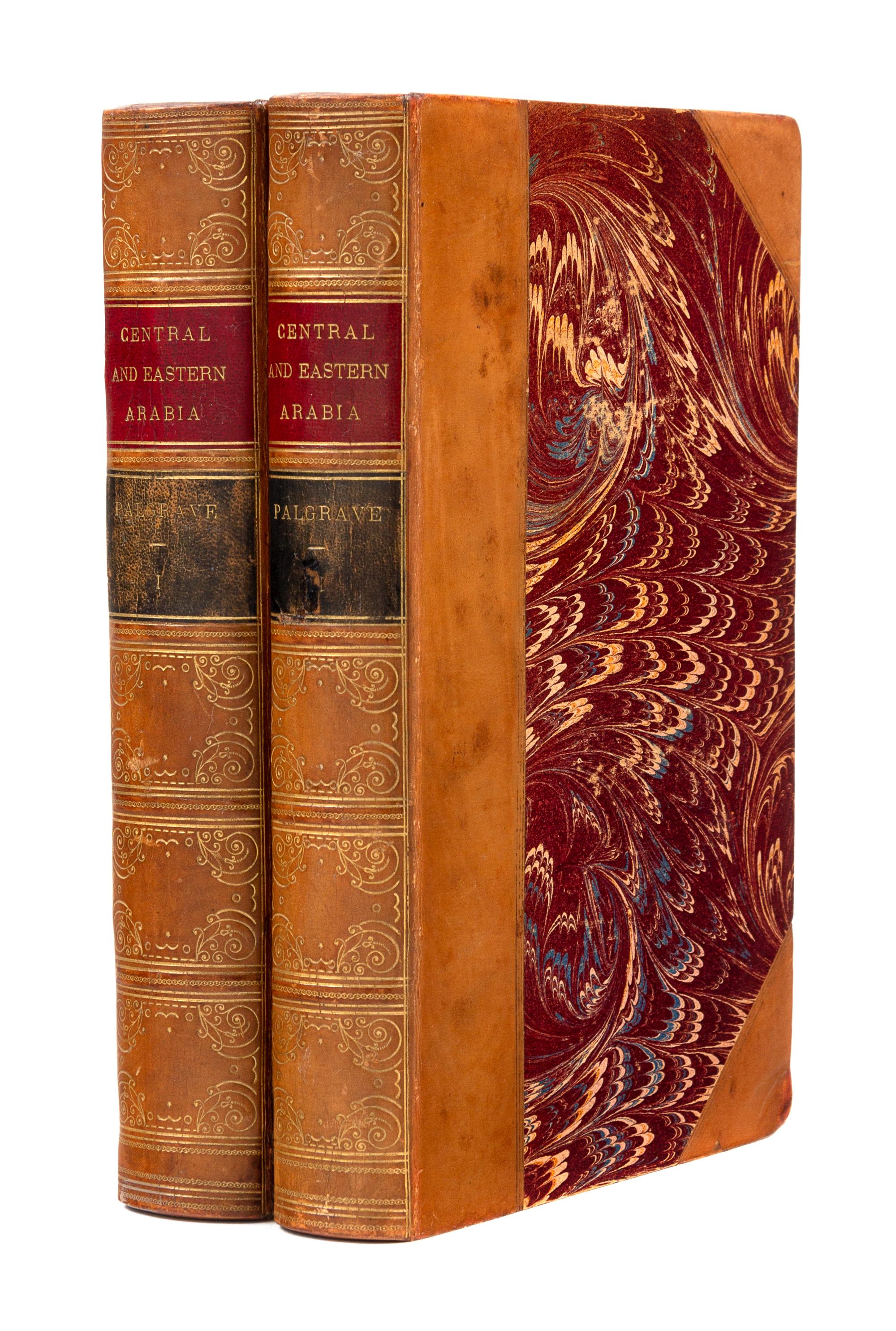 PALGRAVE, William Gifford (1826-1888). Narrative of a Year's Journey through Central and Eastern Arabia. London: Macmillan, 1865.