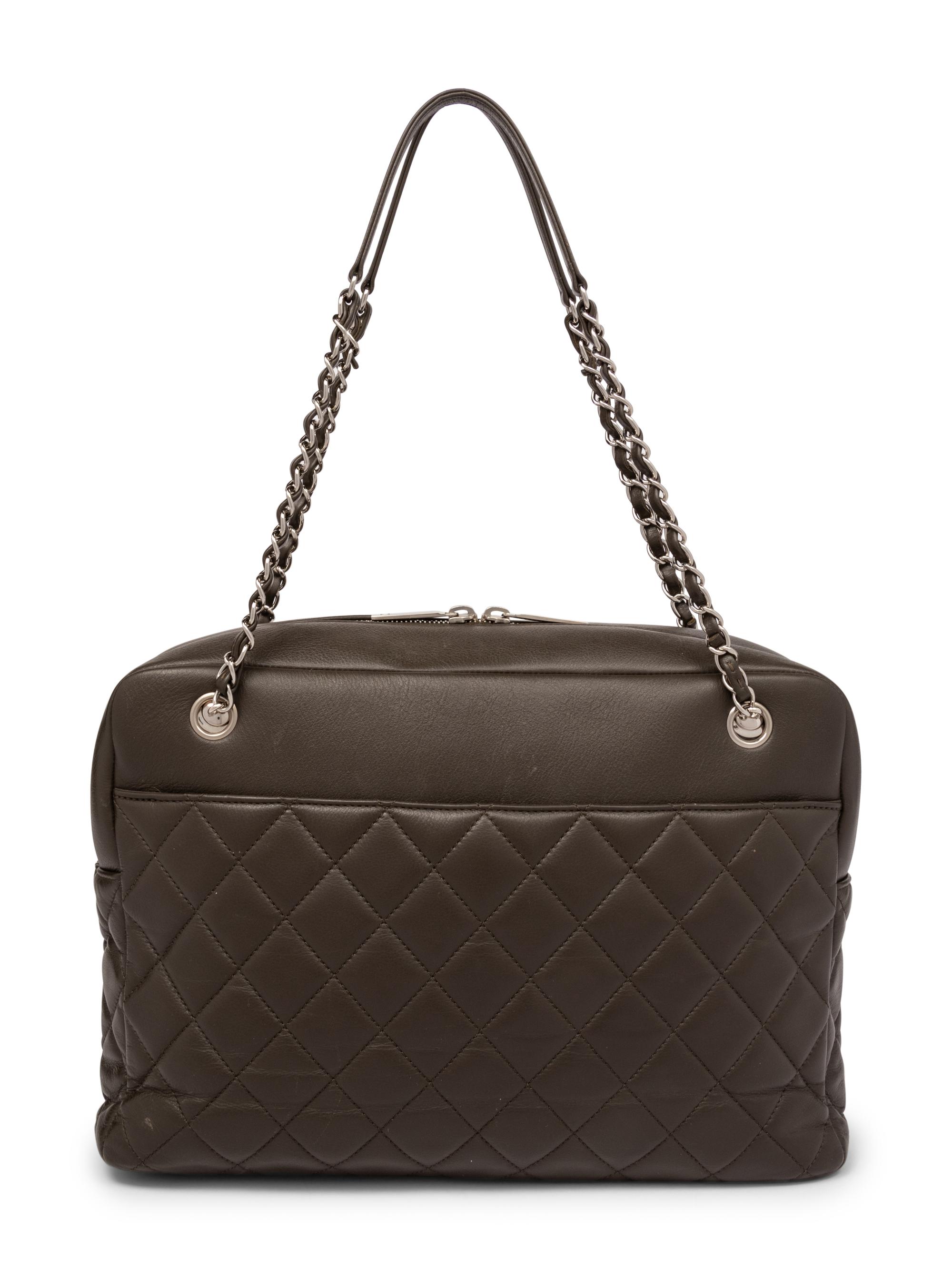 Chanel Quilted Flap Bowling Bag, 2017-18