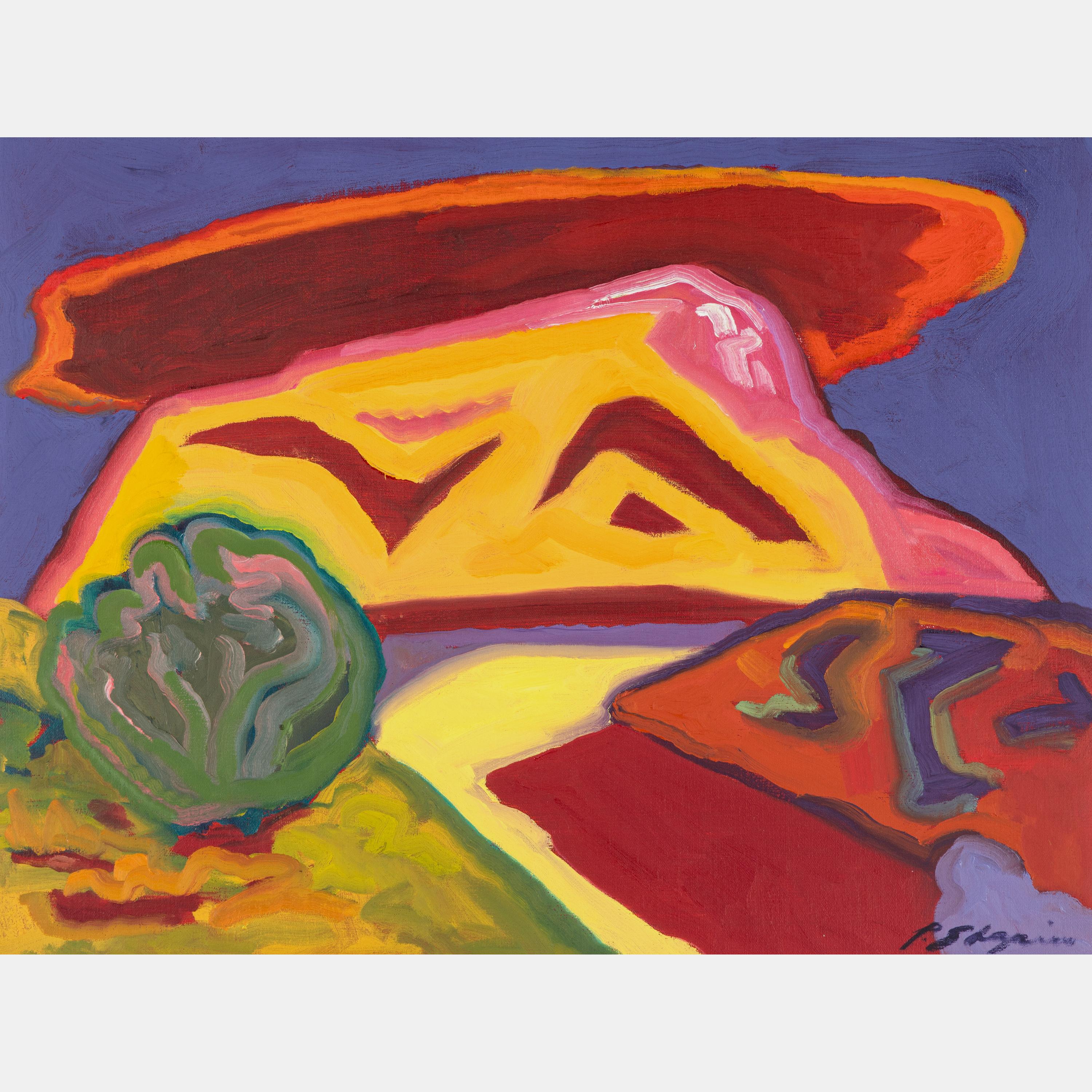 Red Cloud, Yellow Mesa , 1986