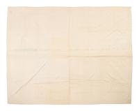 [CIVIL WAR]. An embroidered and appliqued pictorial quilt of Civil War interest.