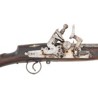Highly Decorated North African Moukahla Musket