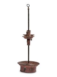 An American Tin Adjustable Candleholder