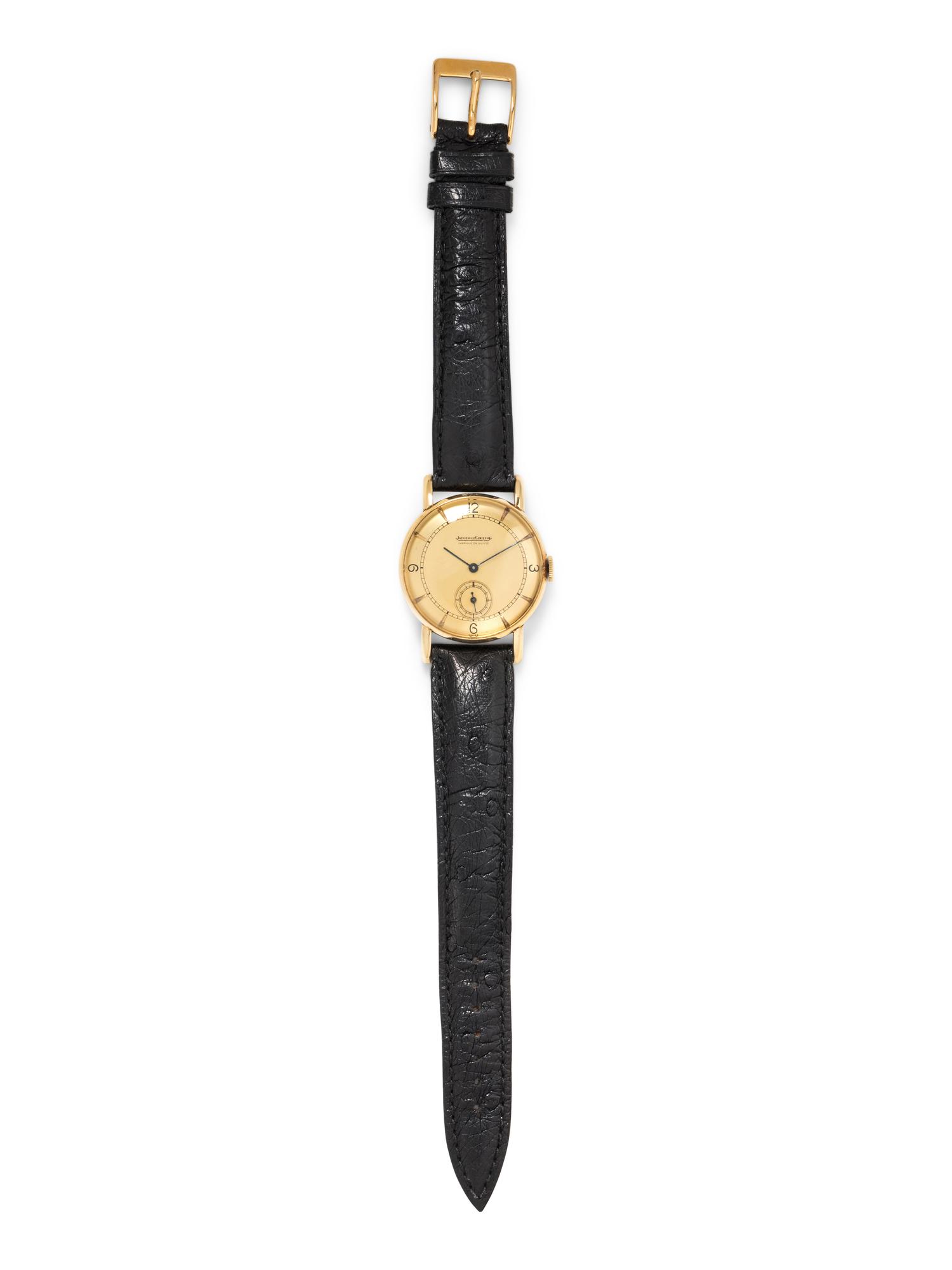JAEGER-LeCOULTRE, VINTAGE, 18K YELLOW GOLD WRISTWATCH