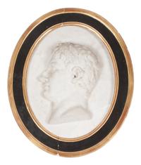 An Italian Marble Plaque Height 19 inches.