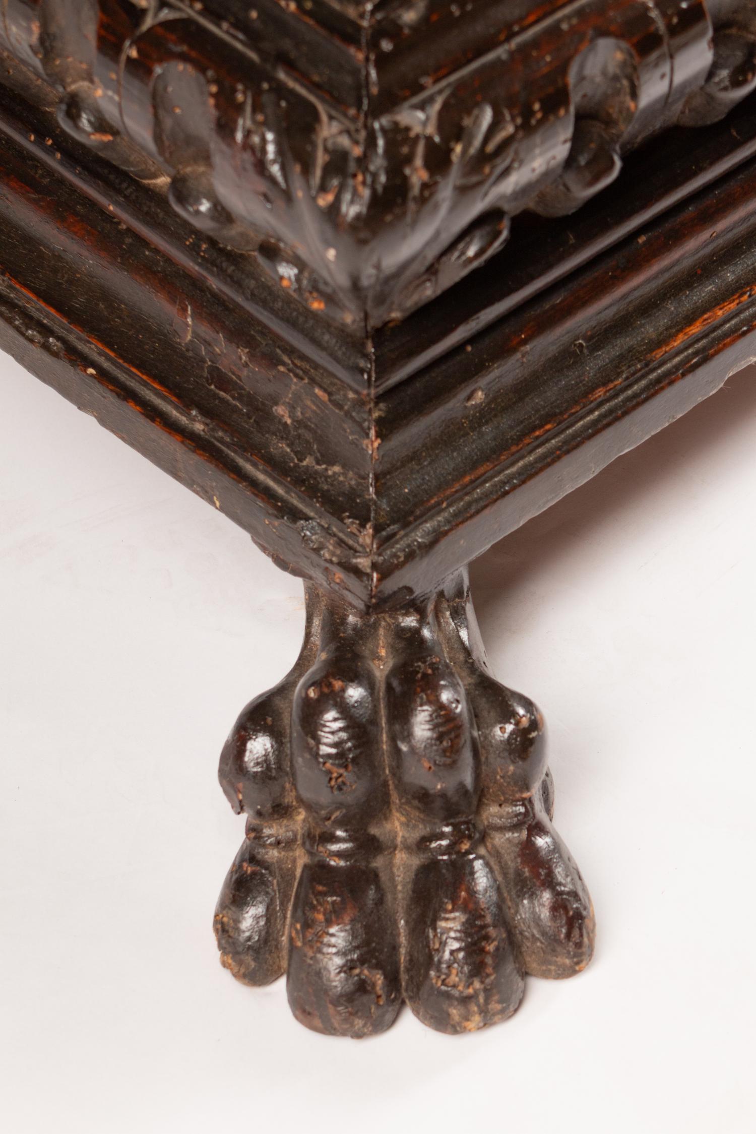 An Italian Baroque Walnut Chest of Drawers