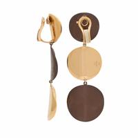 Sabbadini, Rose Gold and Steel Earrings