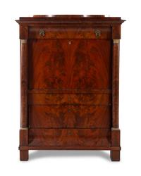 An Empire Mahogany Secrétaire à Abattant