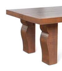A Contemporary Hardwood Dining Table