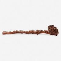 A Chinese carved bamboo ruyi scepter 竹雕佛手如意 18th/19th century ???????