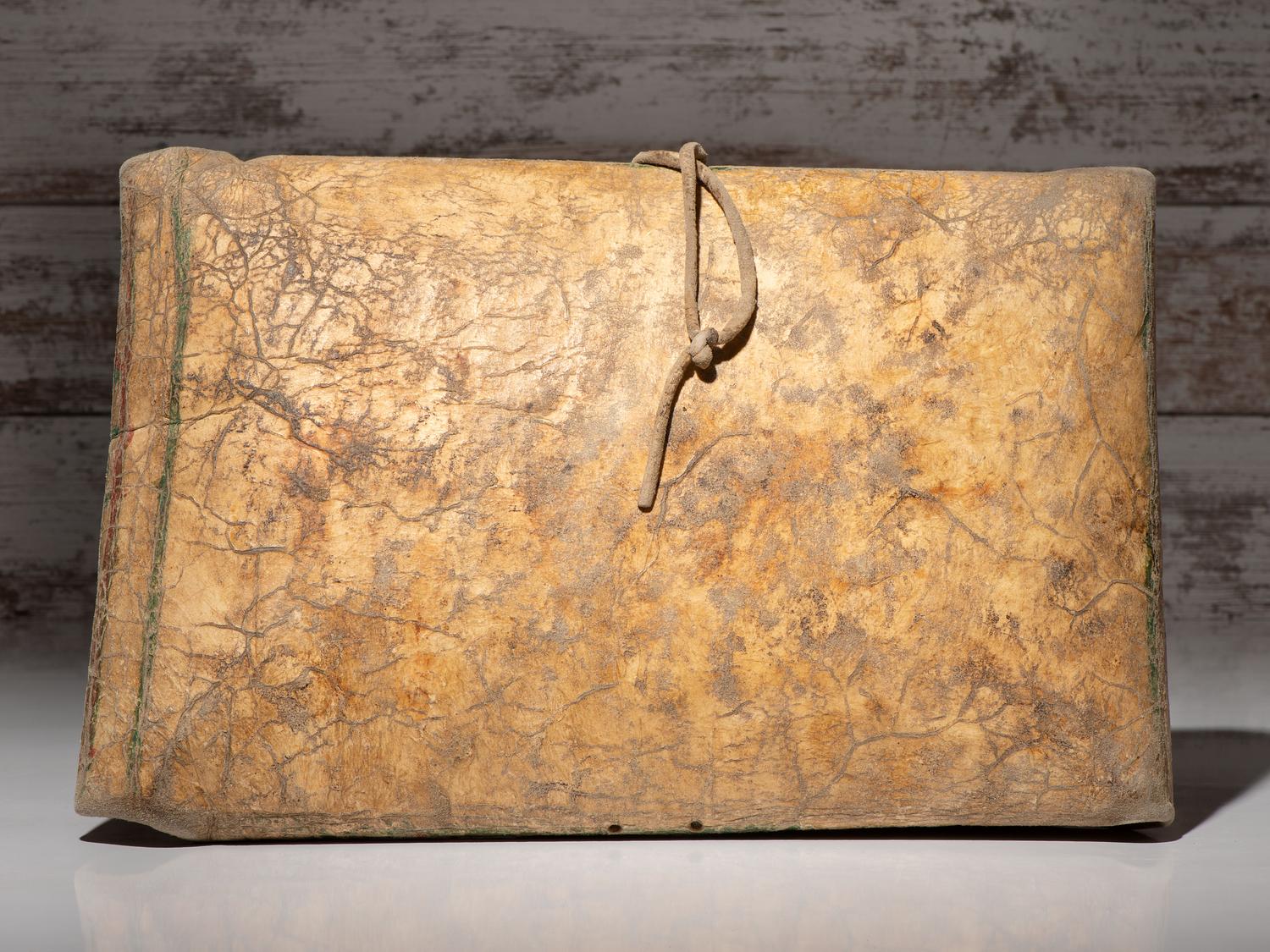 Blackfeet Painted Buffalo Hide Parfleche Envelope