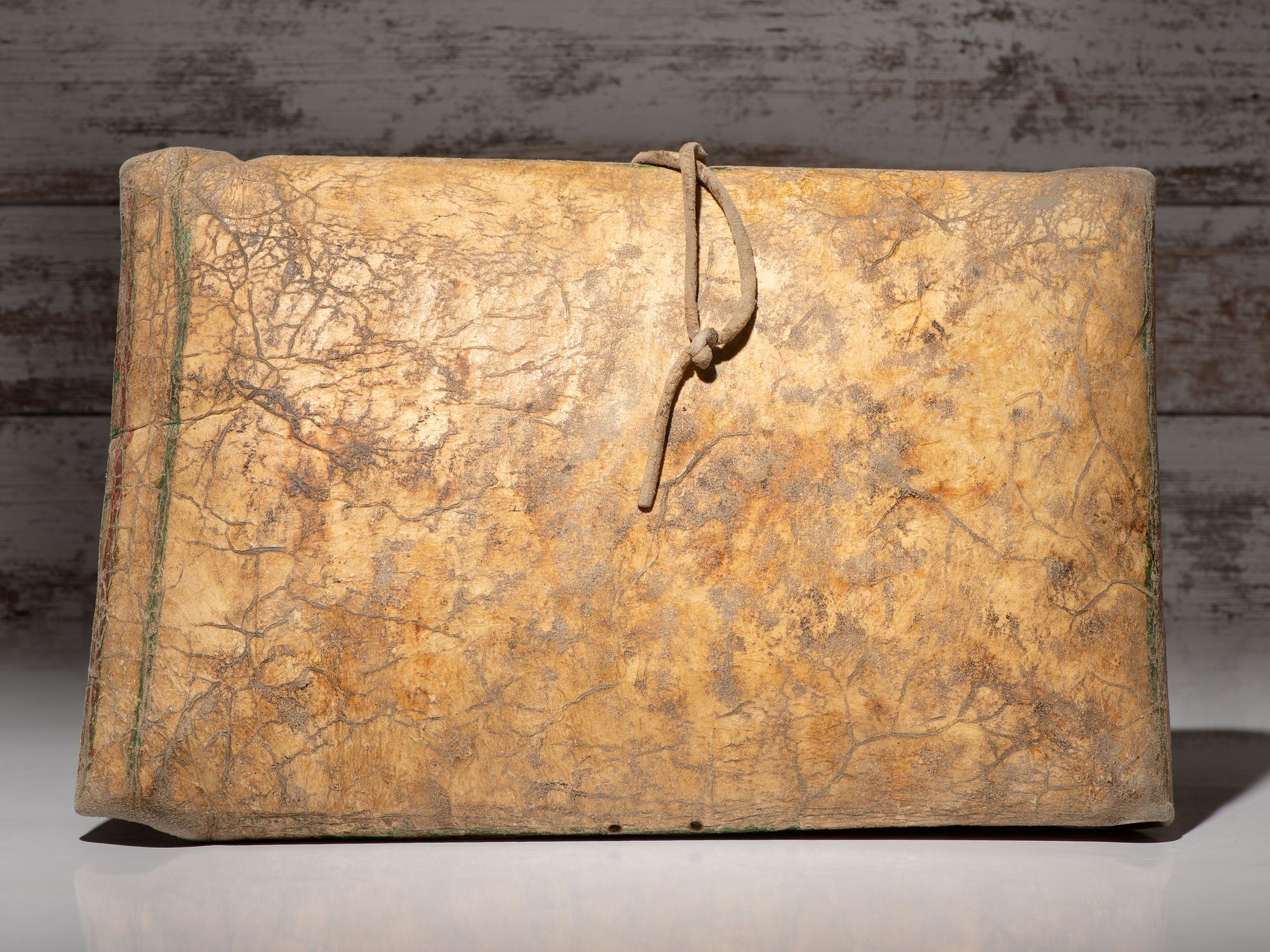 Blackfeet Painted Buffalo Hide Parfleche Envelope
