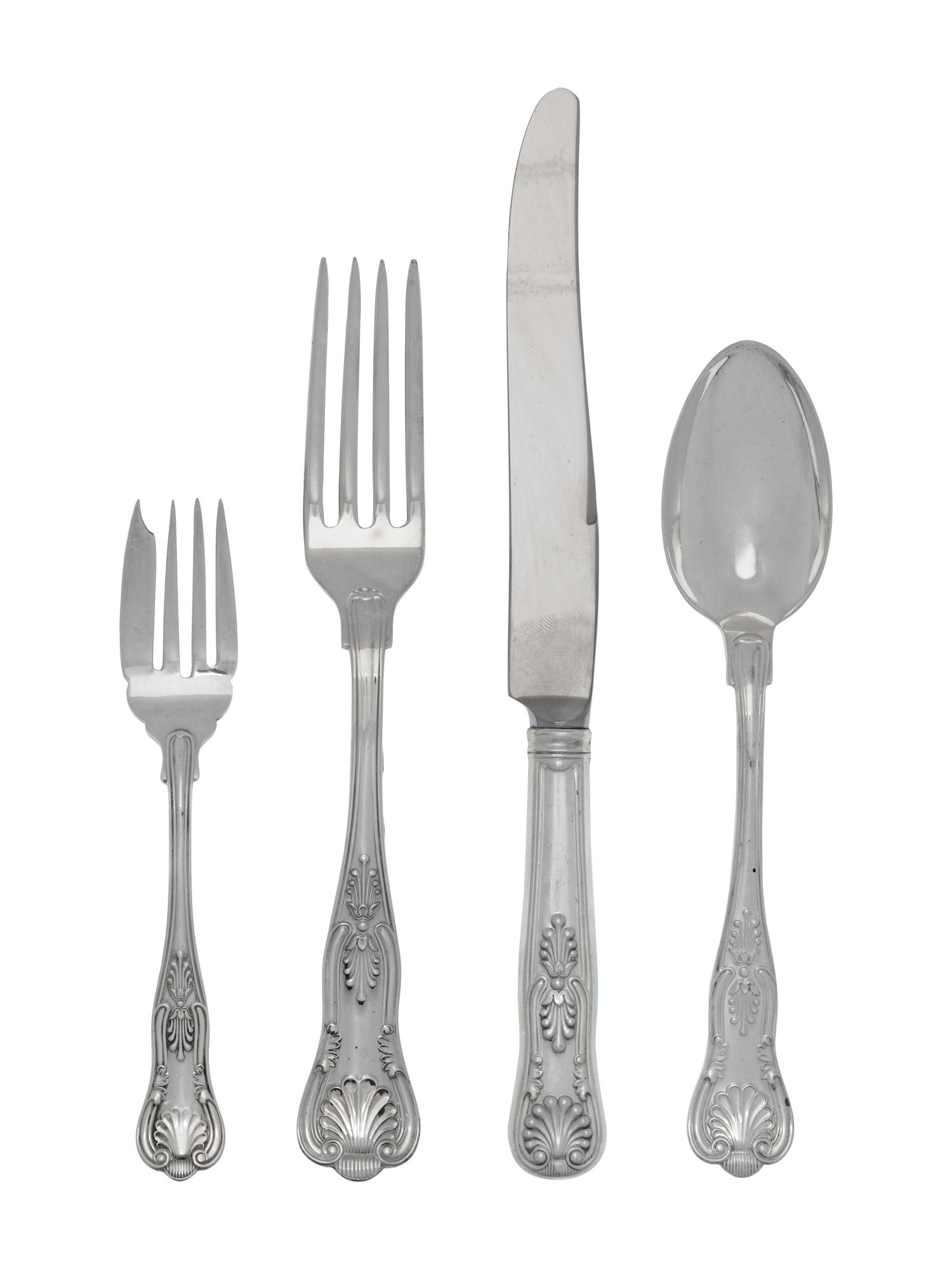 An American Silver Flatware Service