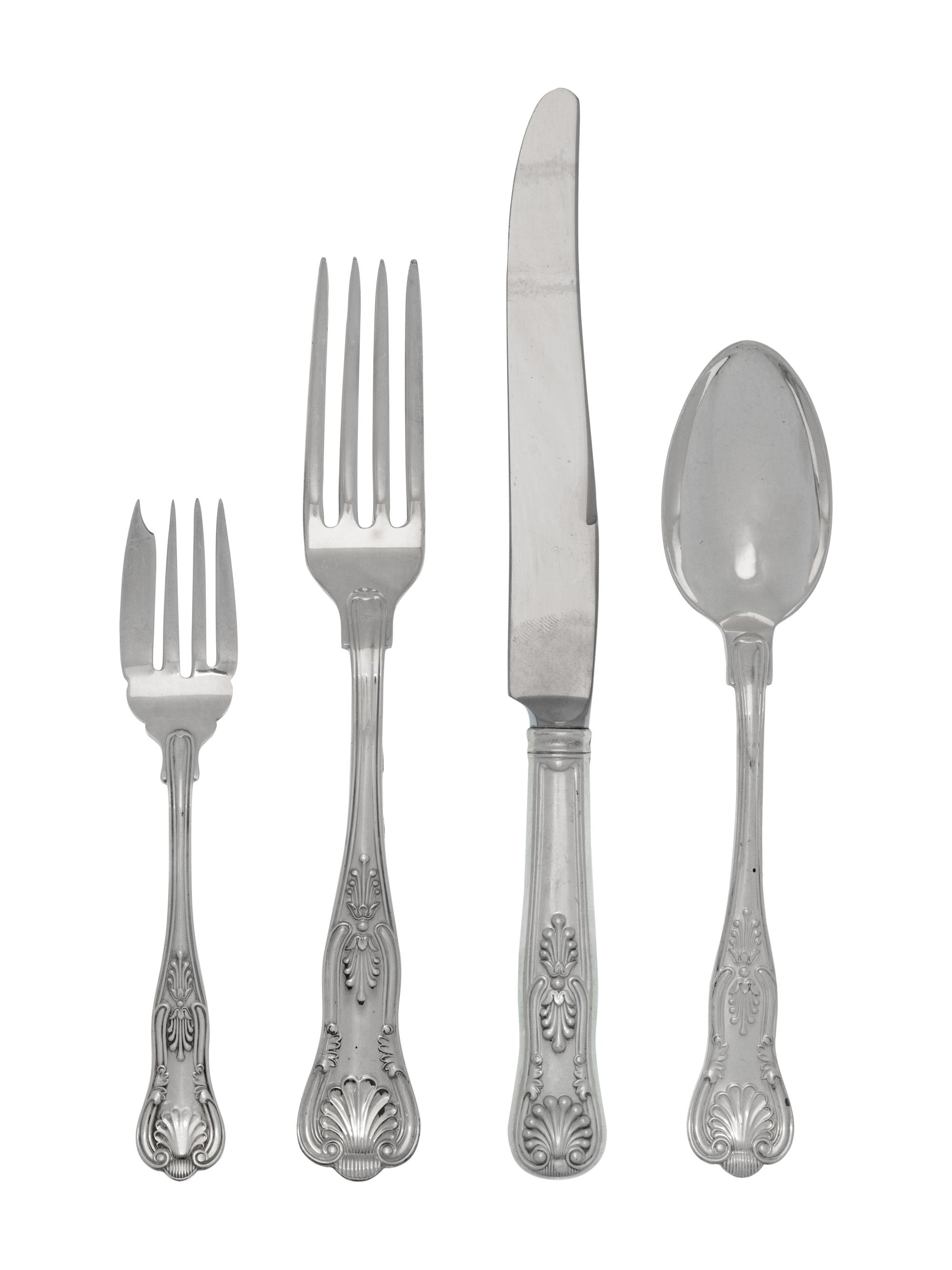 An American Silver Flatware Service