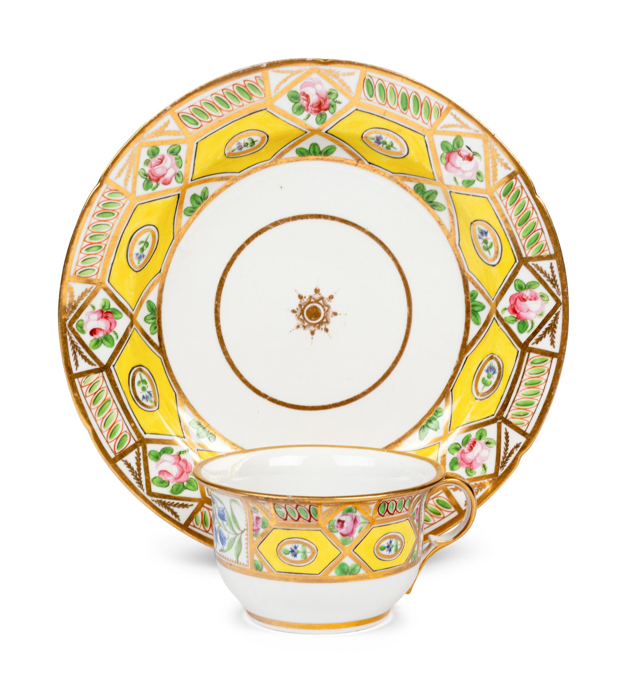 A Coalport Church Gresley Porcelain Service
