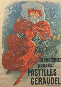 Jules Cheret, (French, 1836-1932), Pastilles Geruadel, 1895