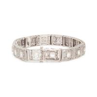 WHITE GOLD AND DIAMOND BRACELET