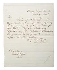 [SLAVERY & ABOLITION] -- [COCKRAN, Francis S. (1814-1886)]. Archive of letters to Maryland abolitionist and Underground Railroad supporter, comprising:
