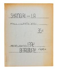 (BRADBURY, RAY). Shangri-La. Fall-Winter, 1953. Includes an index of Bradbury's works.