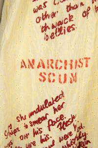 Vivienne Westwood / Malcolm McLaren Seditionaries Yellow "Anarchist Scum" Dress 1976-77