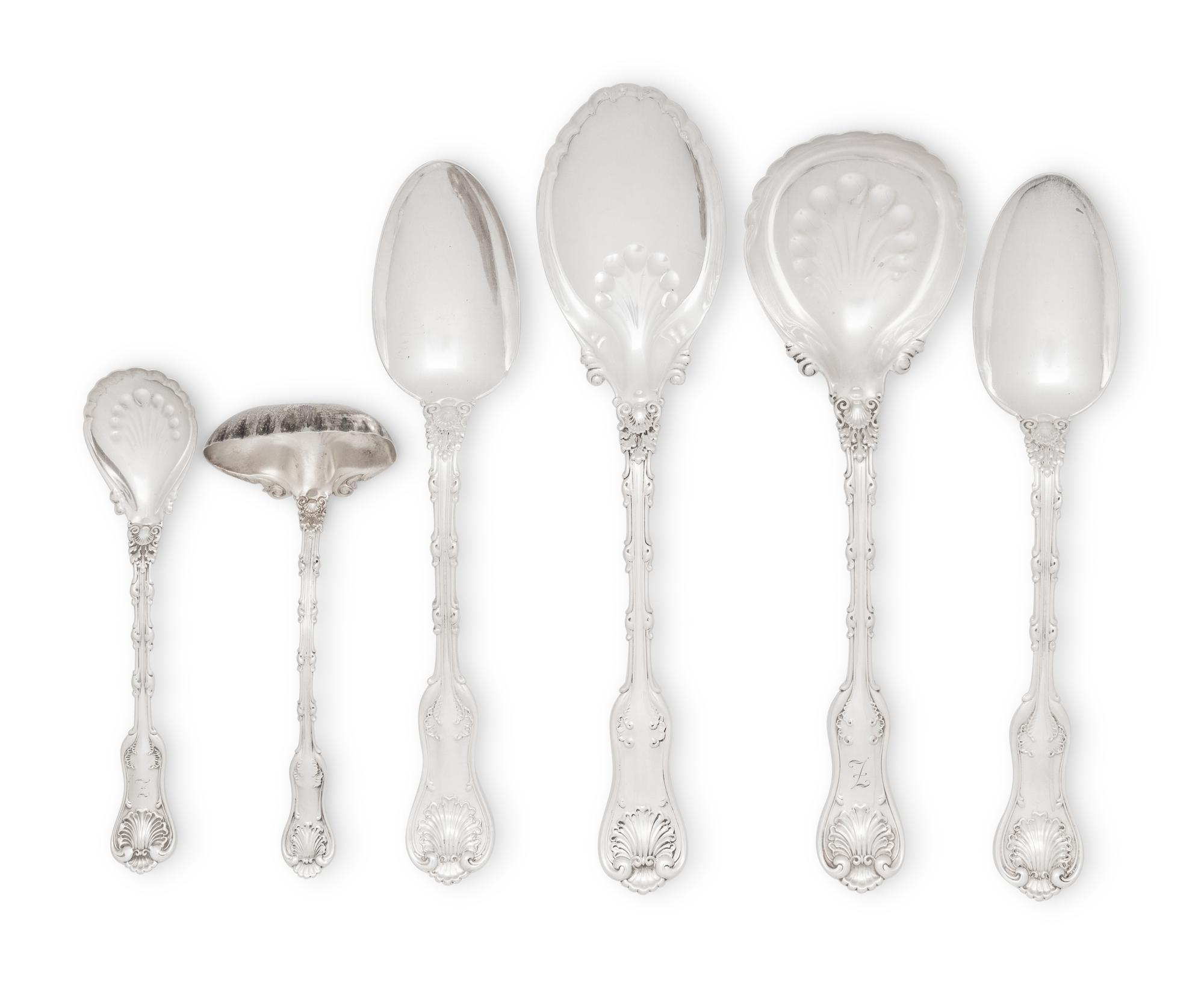 An American Silver Flatware Service
