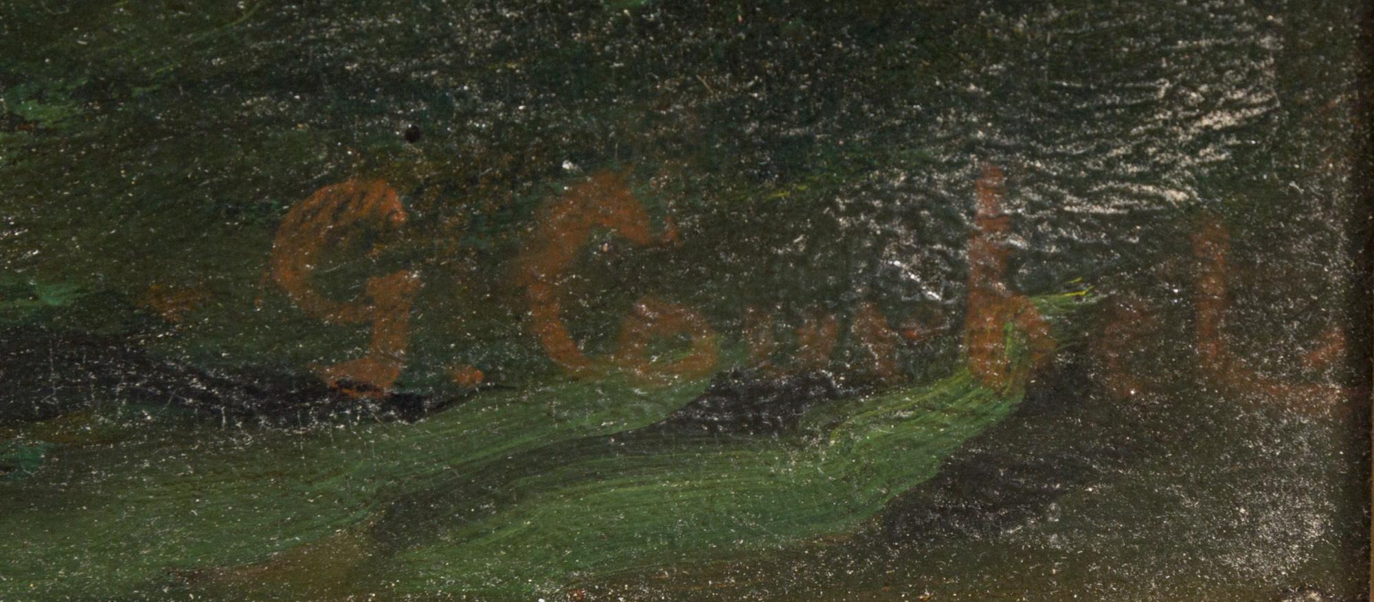 Attributed to Gustave Courbet, (French, 1819-1877), Hunt Scene