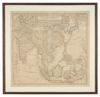 [Maps & Atlases] L'Isle, Guillaume De. Carte des Indes et de la Chine...