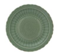 A Longquan Celadon Glazed Porcelain Charger Diameter 15 7/8 inches.