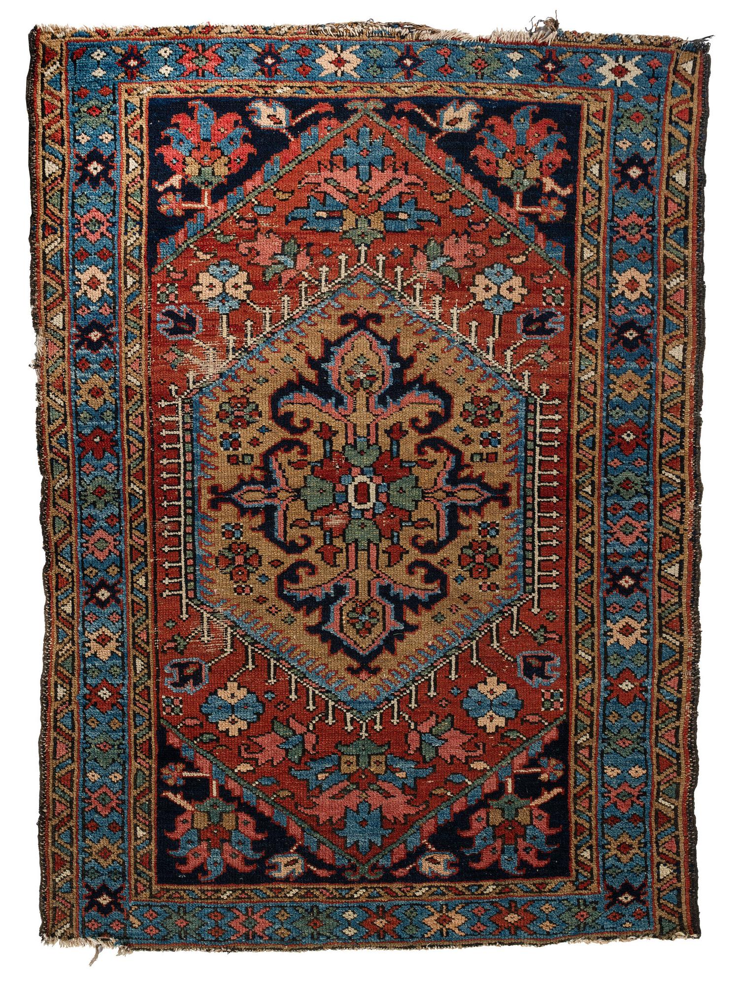 A Heriz Wool Rug