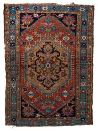 A Heriz Wool Rug