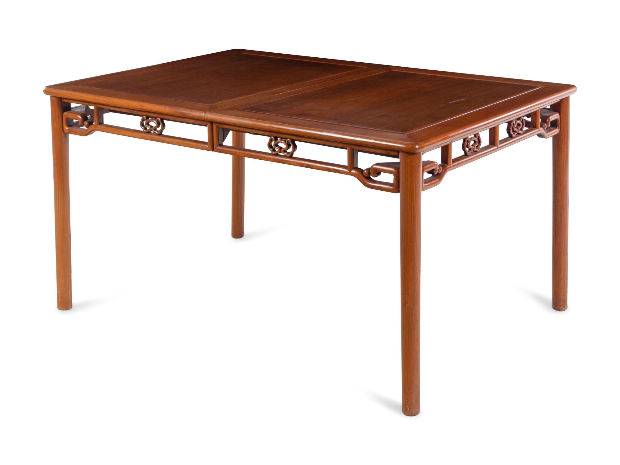 A Set of Chinese Huali Dining Table and Chairs