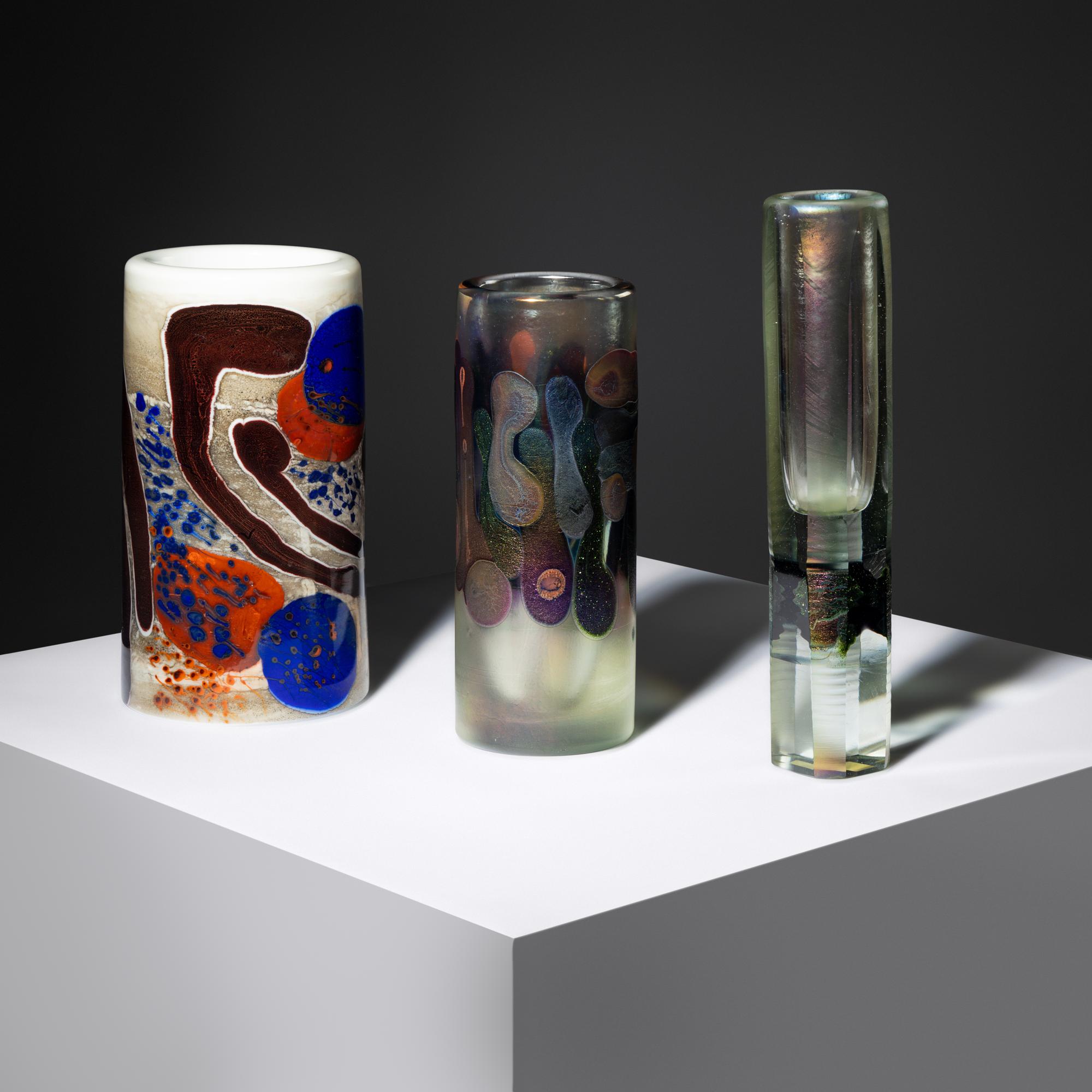 Three vases