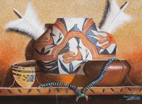 A Collection of Four Southwestern Artworks