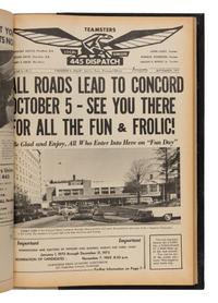 [Labor] Daley, Theodore G. (editor). Teamsters Local 445 Dispatch