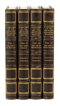 CHURCHILL, Winston Spencer (1874-1965). A History of the English-Speaking Peoples. London: Cassell and Company, 1956.
