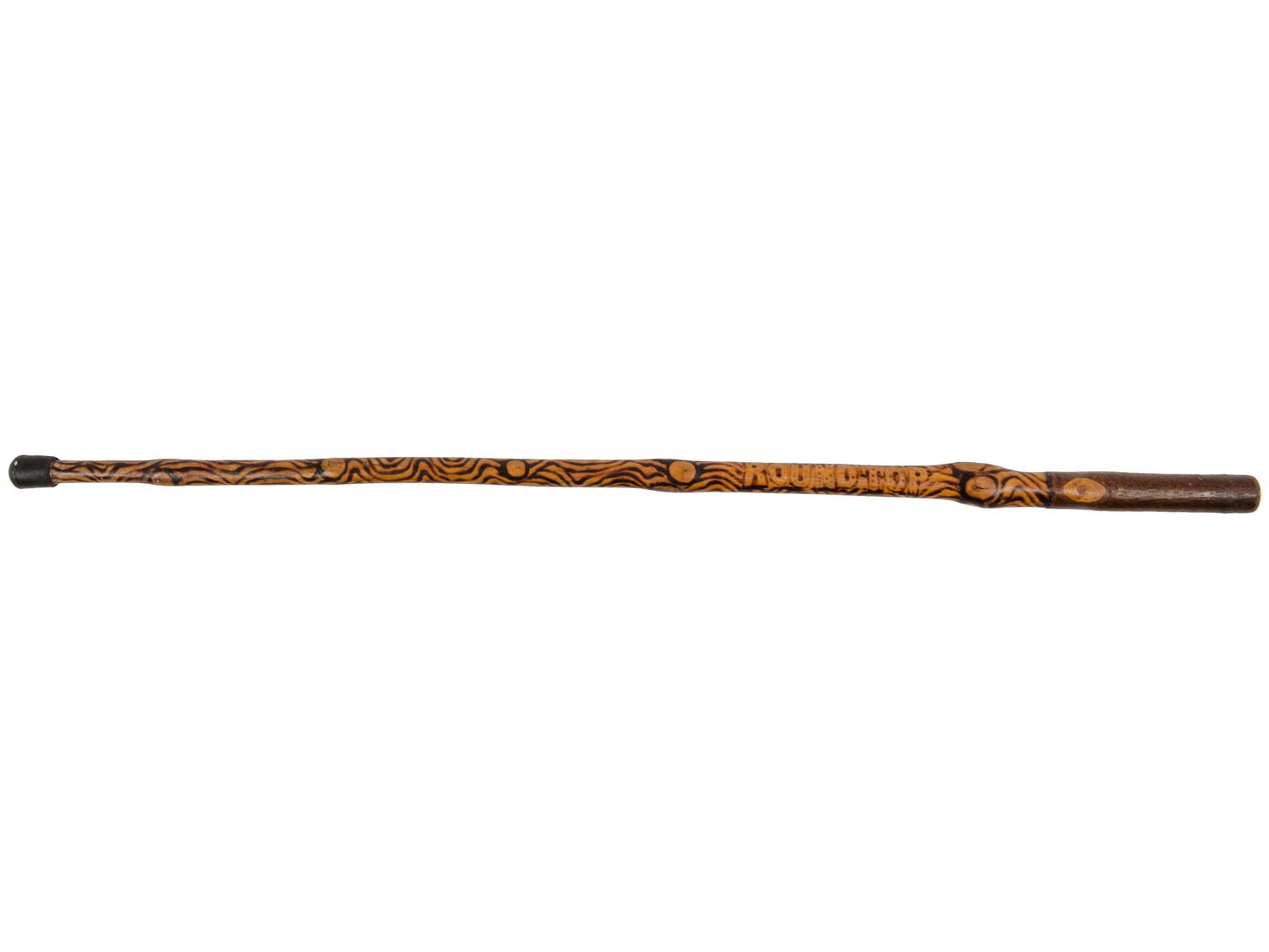 [CIVIL WAR]. Battle of Gettysburg " Round Top" burnished cane.