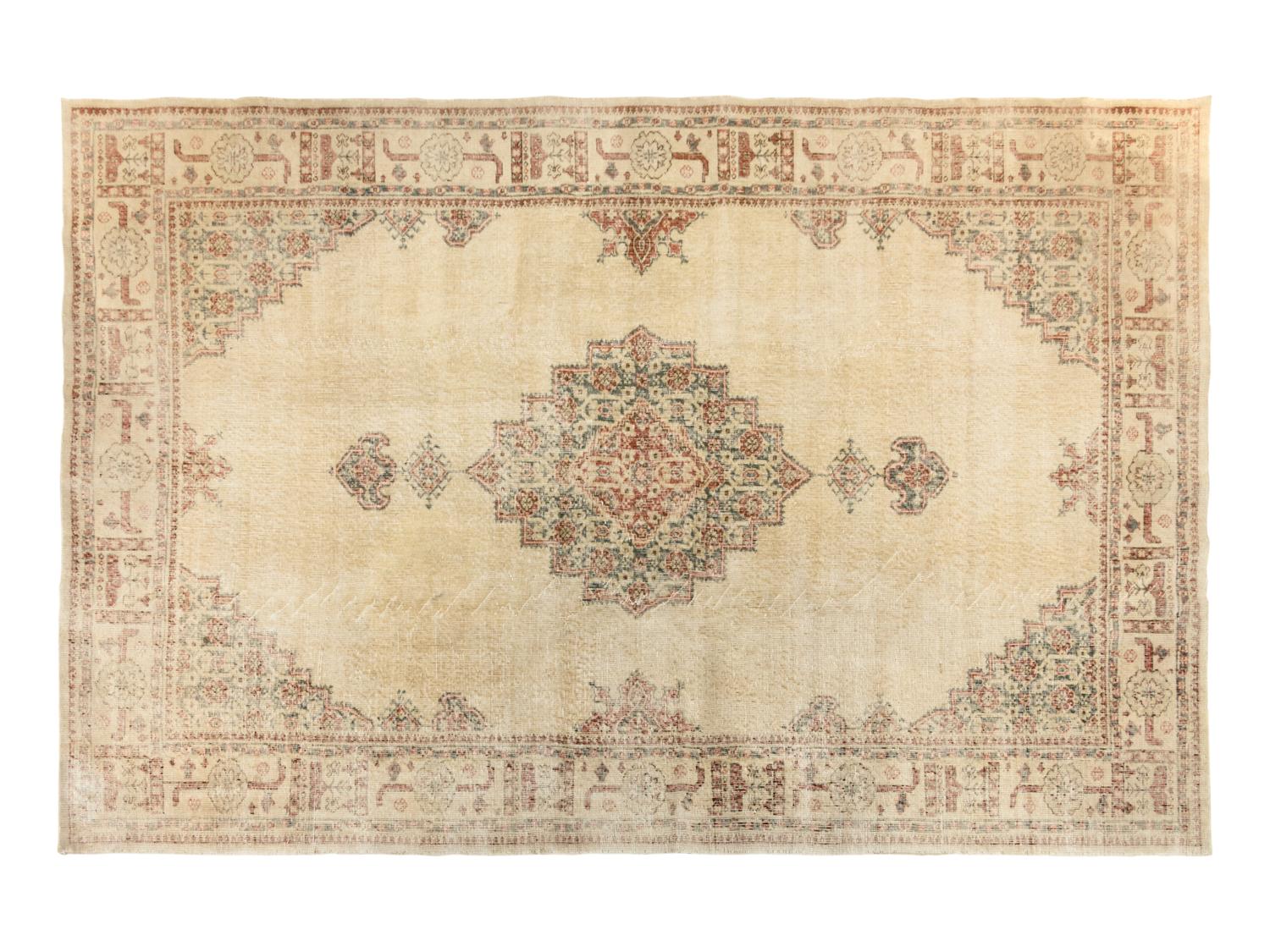 A Moroccan Style Flatweave Wool Rug