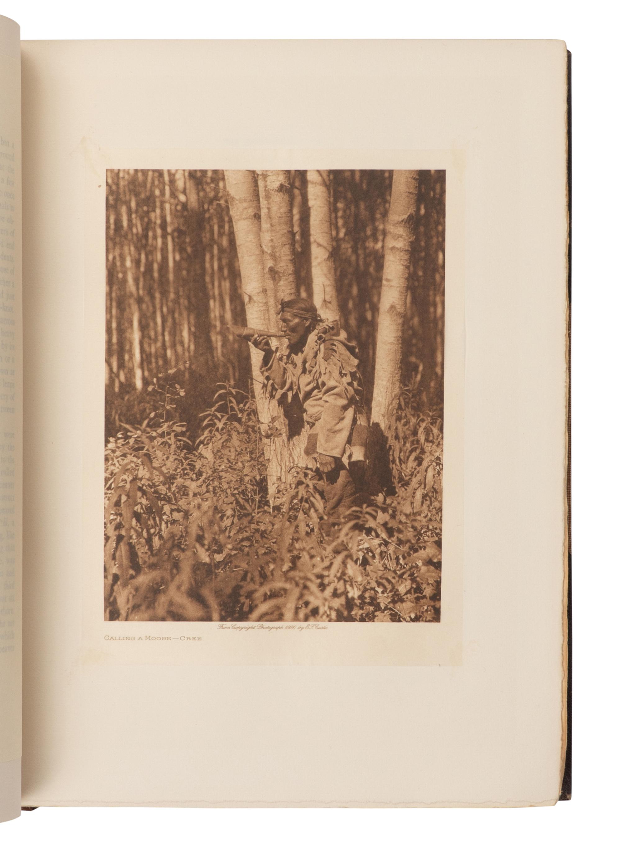 CURTIS, Edward S. (1868-1952). The North American Indian... List of Large Plates Supplementing Volume Sixteen . [Norwood, Massachusetts: The Plimpton Press, 1930].