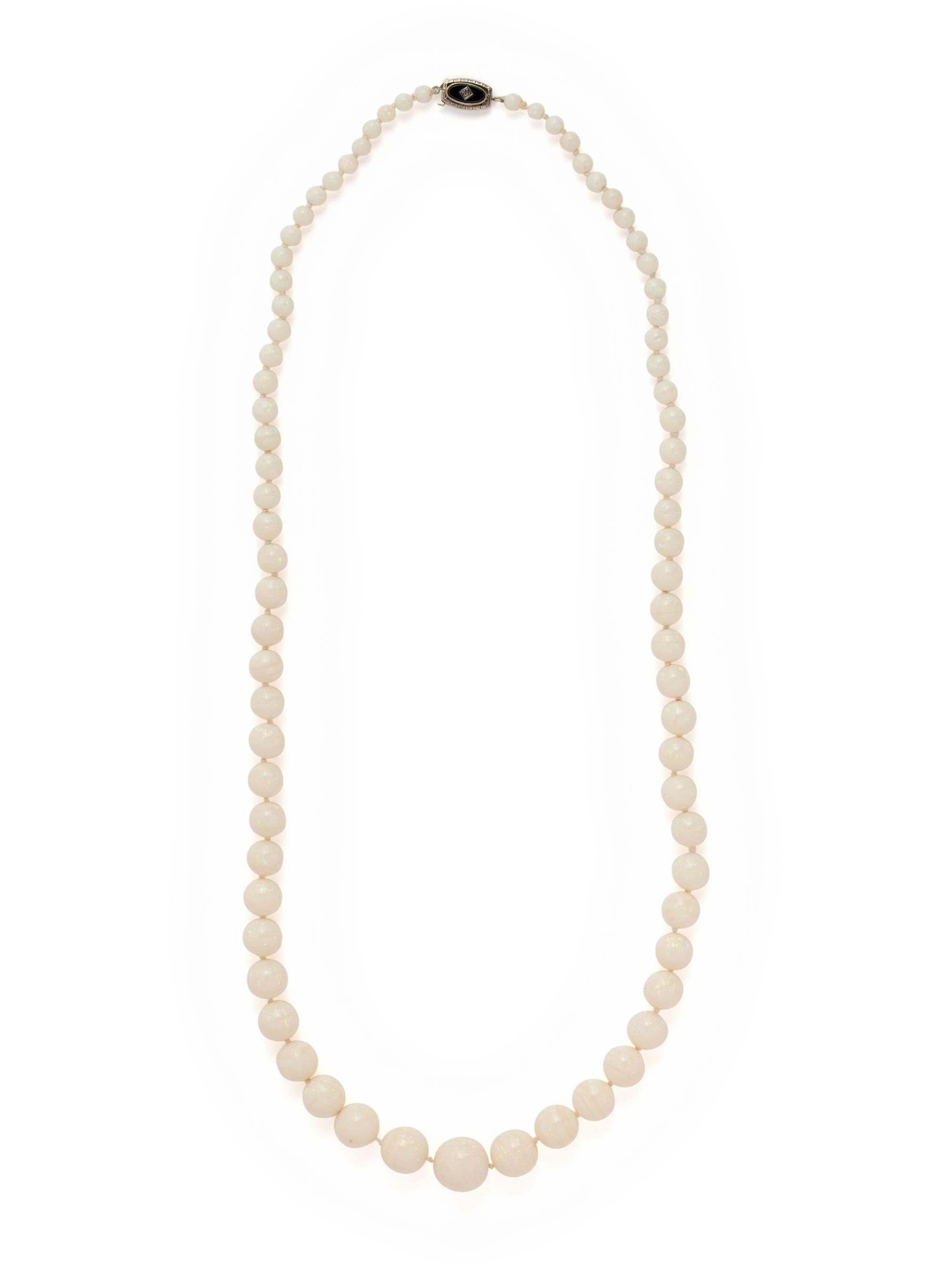 OPAL BEAD NECKLACE