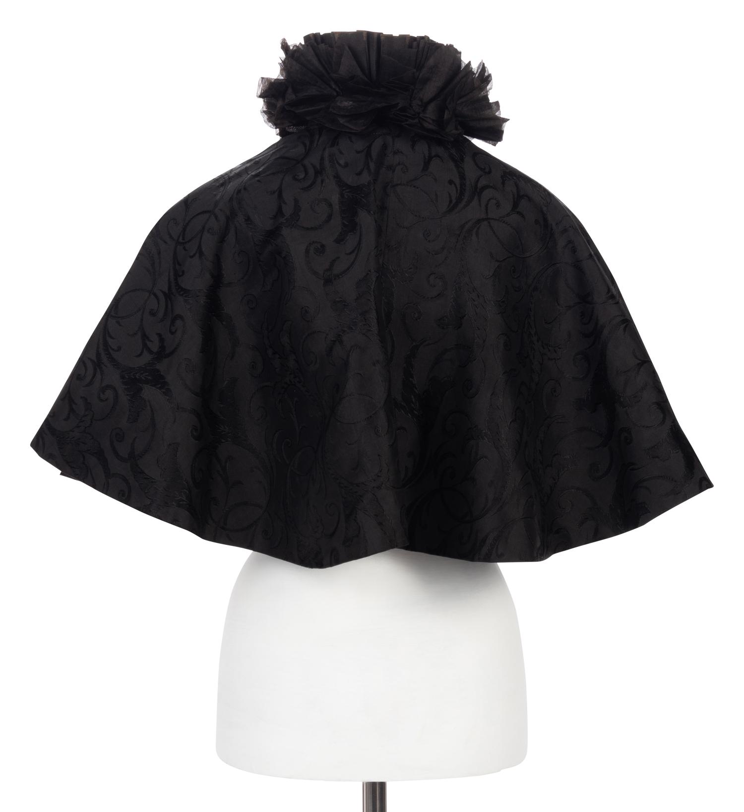 Collection of Four 19th Century Pieces; Three Capes & One Beaded Collar, 1880-1890s