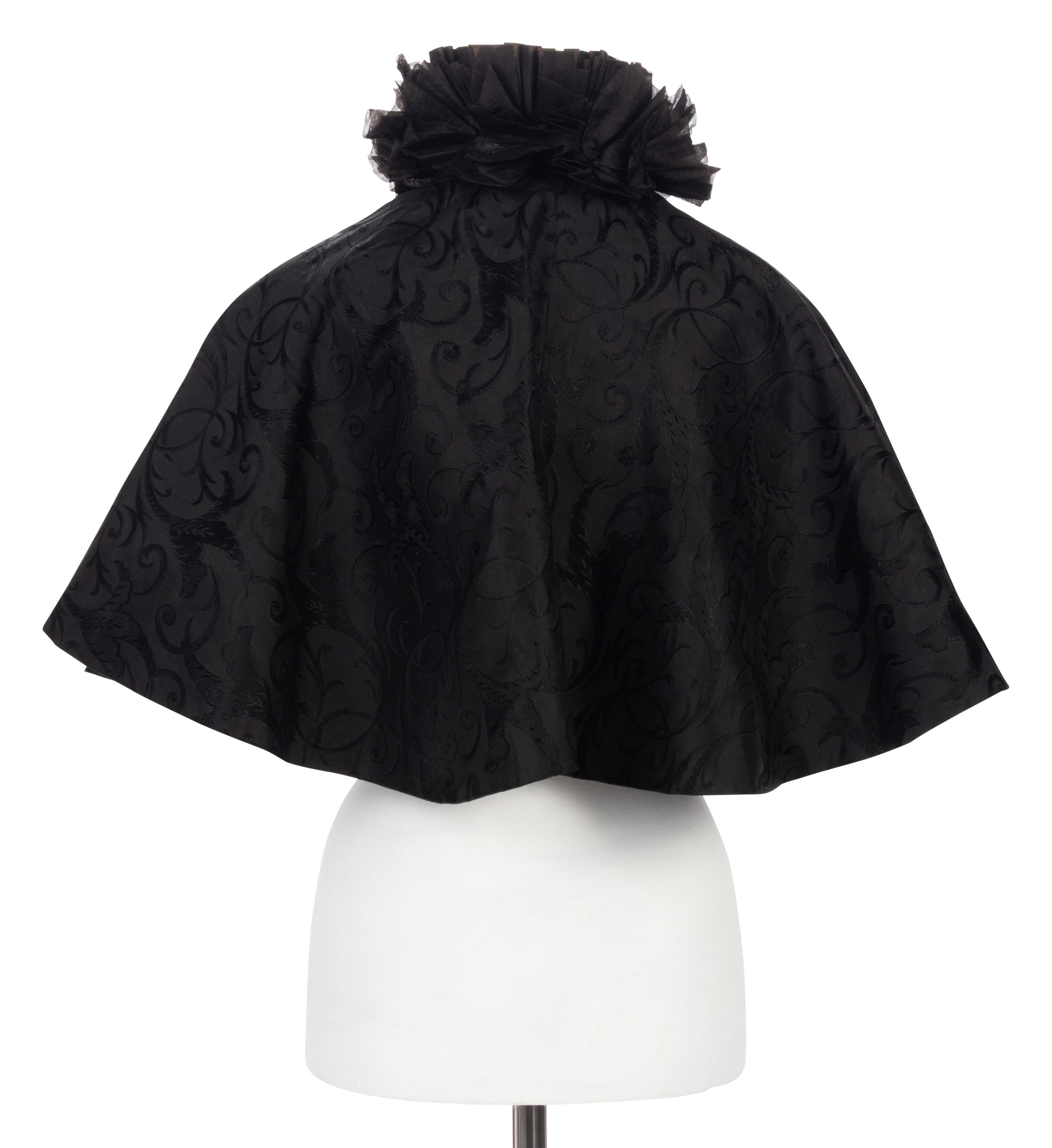 Collection of Four 19th Century Pieces; Three Capes & One Beaded Collar, 1880-1890s